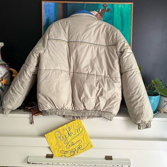 Avon Michelin Light Beige Puffer Jacket for Men M - Picture 8 of 16